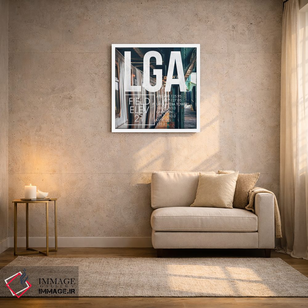 تابلو دکوراتیو پخش زنده LGA اثر ۰۸ لفت - D2W