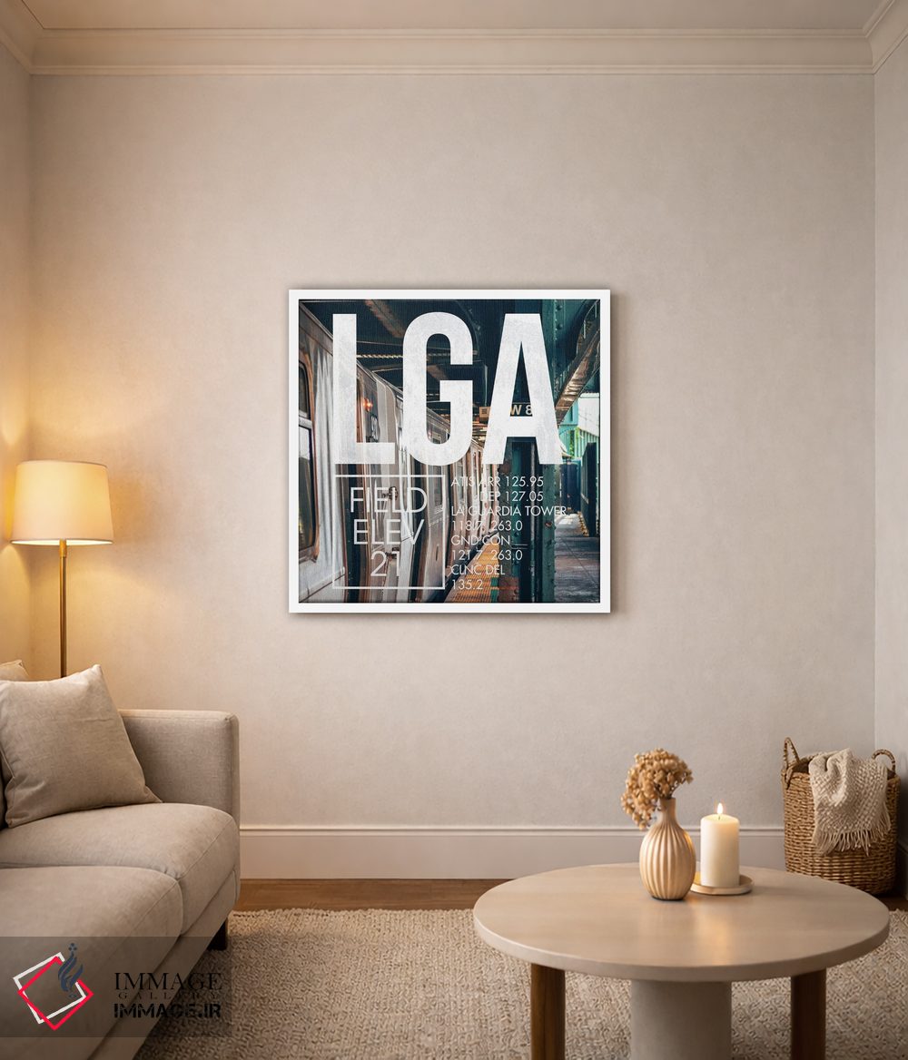 تابلو دکوراتیو پخش زنده LGA اثر ۰۸ لفت - D3W