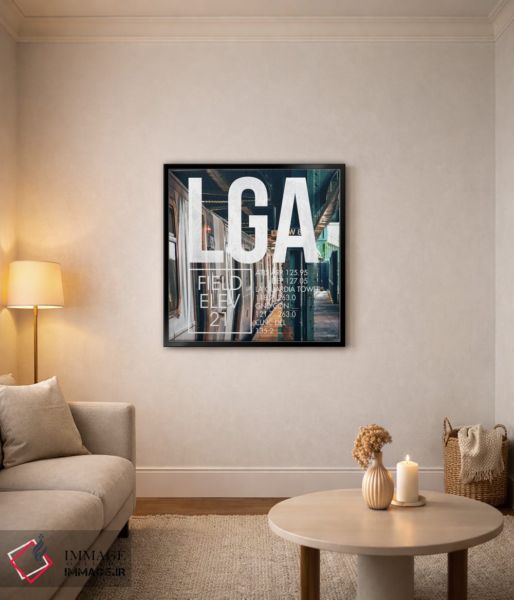 تابلو دکوراتیو پخش زنده LGA اثر ۰۸ لفت - D5B