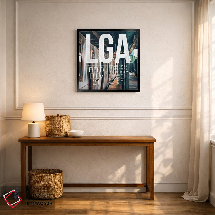 تابلو دکوراتیو پخش زنده LGA اثر ۰۸ لفت - D6B