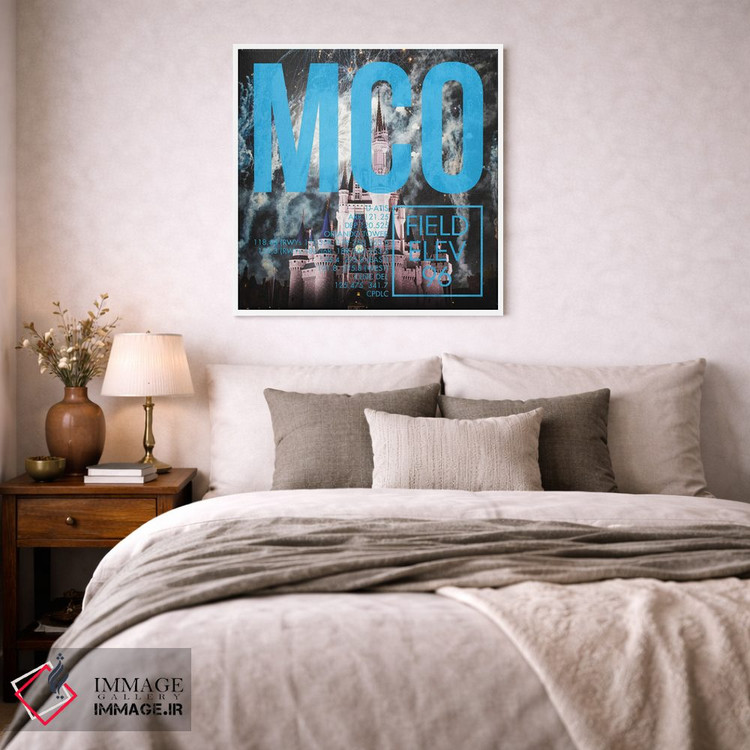 تابلو دکوراتیو پخش زنده MCO اثر ۰۸ لفت - D1W