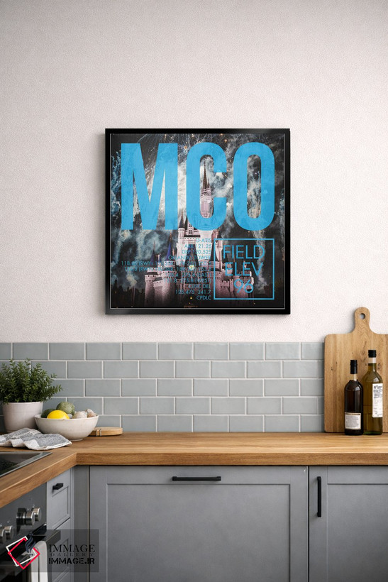 تابلو دکوراتیو پخش زنده MCO اثر ۰۸ لفت - D4B