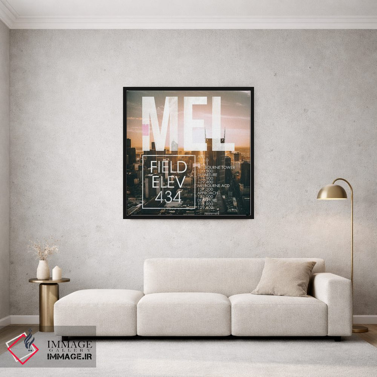 تابلو دکوراتیو پخش زنده MEL اثر ۰۸ لفت - D1B