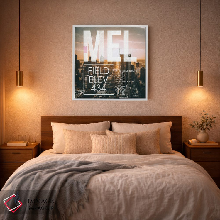 تابلو دکوراتیو پخش زنده MEL اثر ۰۸ لفت - D2W
