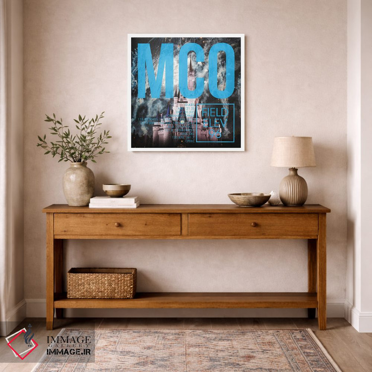 تابلو دکوراتیو پخش زنده MCO اثر ۰۸ لفت - D6W