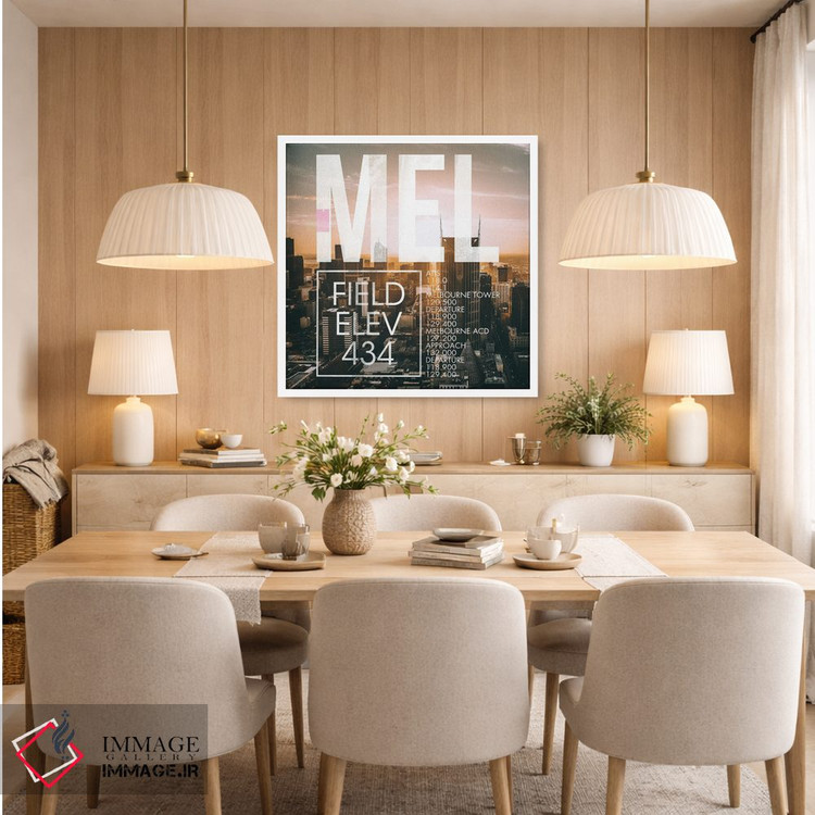 تابلو دکوراتیو پخش زنده MEL اثر ۰۸ لفت - D5W