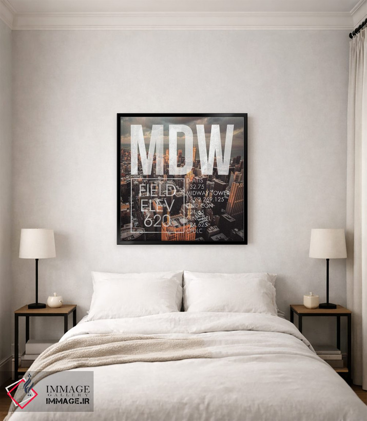 تابلو دکوراتیو پخش زنده MDW اثر ۰۸ لفت - D3B