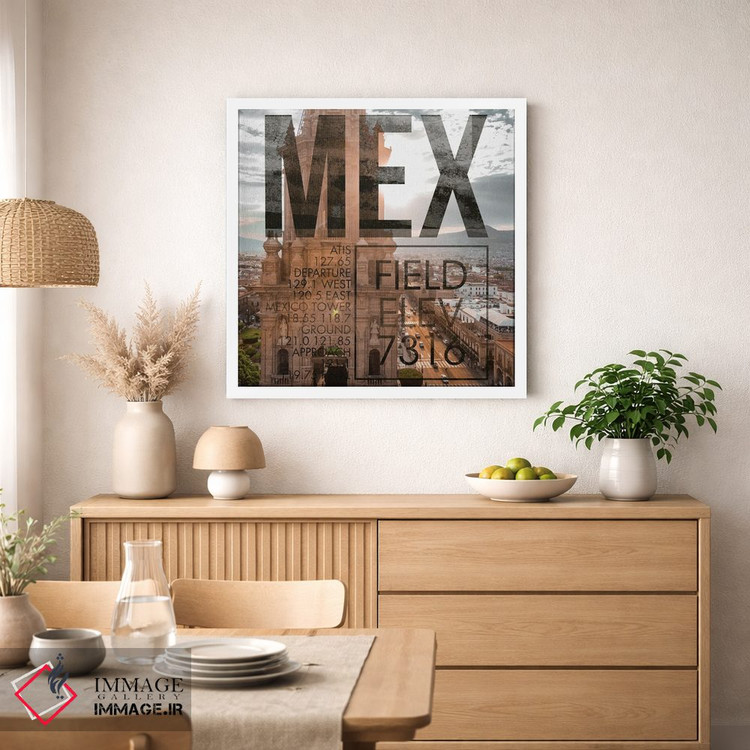 تابلو دکوراتیو پخش زنده MEX اثر ۰۸ لفت - D1W