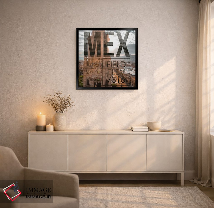 تابلو دکوراتیو پخش زنده MEX اثر ۰۸ لفت - D5B