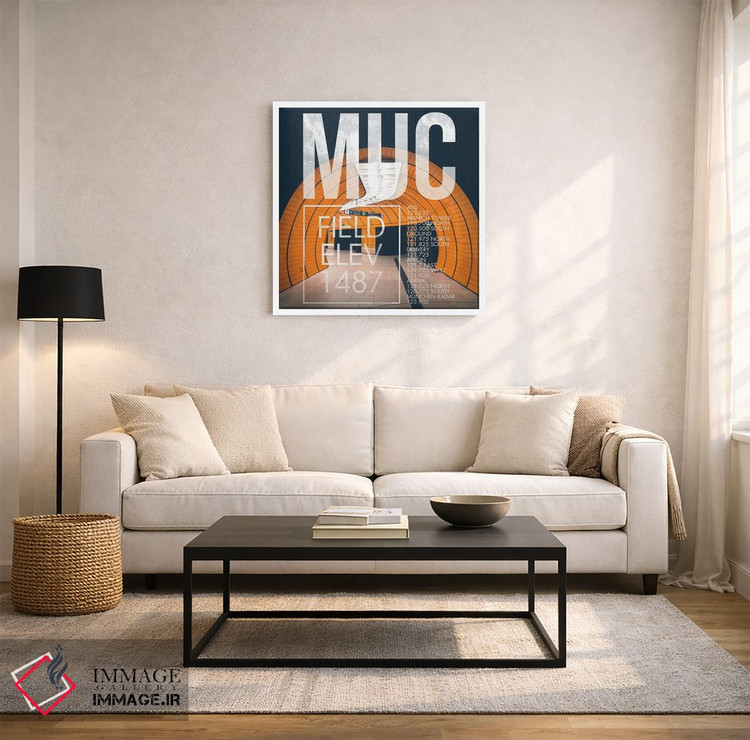 تابلو دکوراتیو پخش زنده MUC اثر ۰۸ لفت - D2W