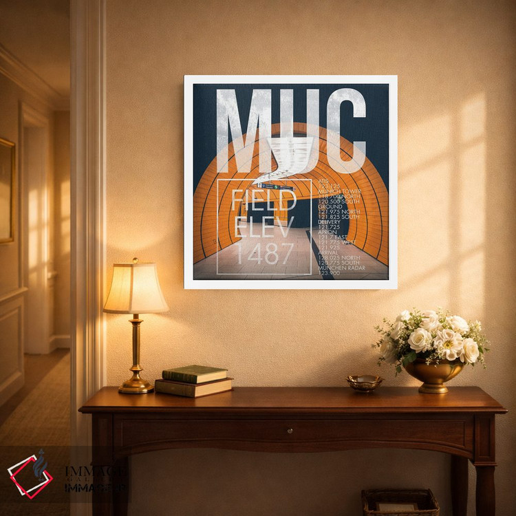 تابلو دکوراتیو پخش زنده MUC اثر ۰۸ لفت - D3W