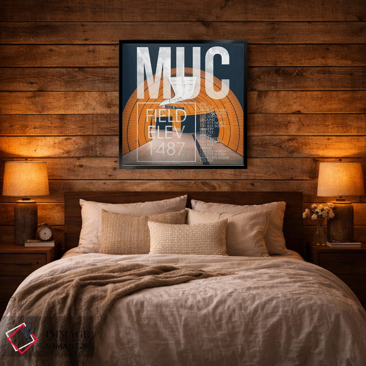 تابلو دکوراتیو پخش زنده MUC اثر ۰۸ لفت - D4B