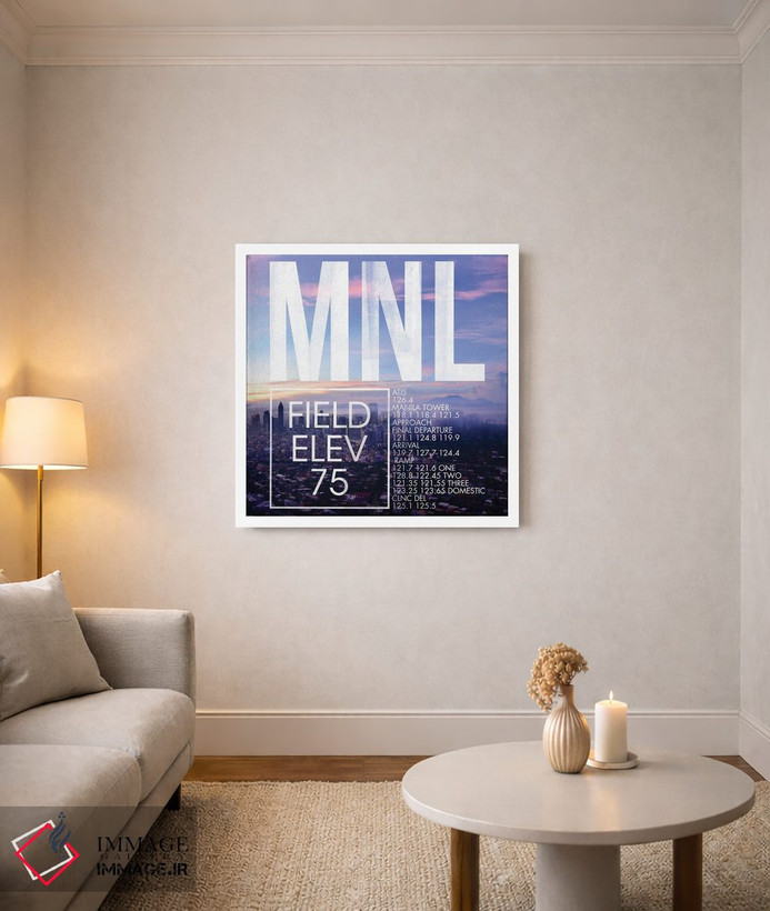 تابلو دکوراتیو پخش زنده MNL اثر ۰۸ لفت - D3W