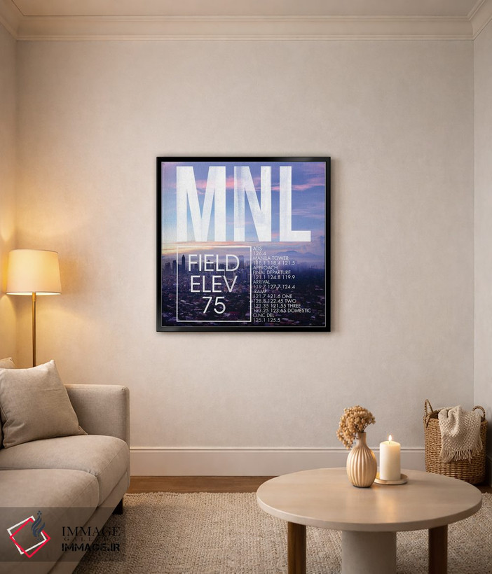 تابلو دکوراتیو پخش زنده MNL اثر ۰۸ لفت - D5B
