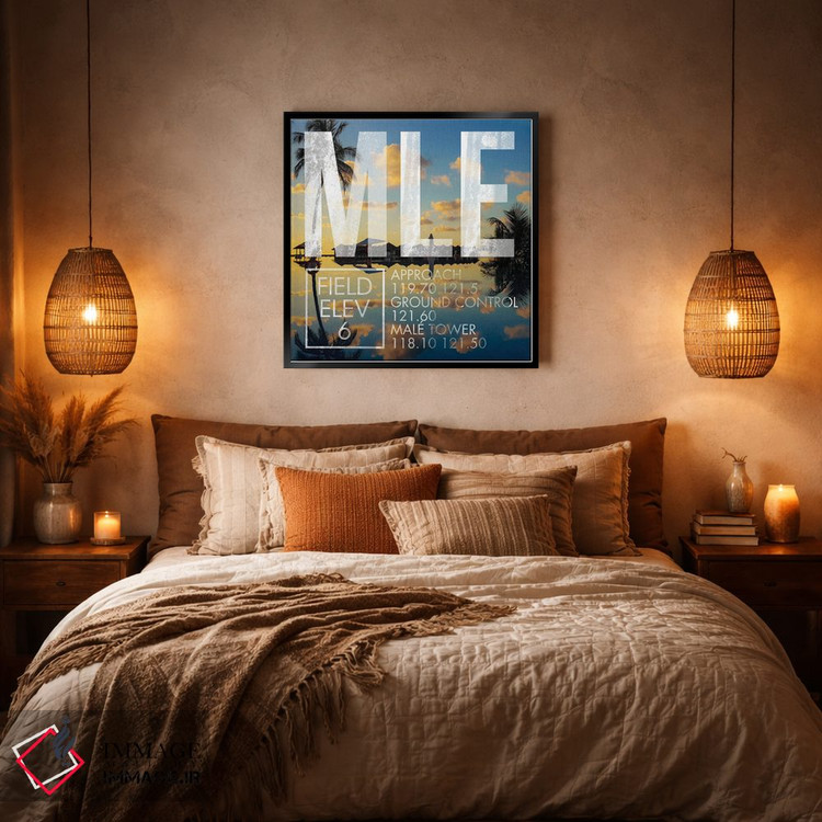 تابلو دکوراتیو پخش زنده MLE اثر ۰۸ لفت - D5B