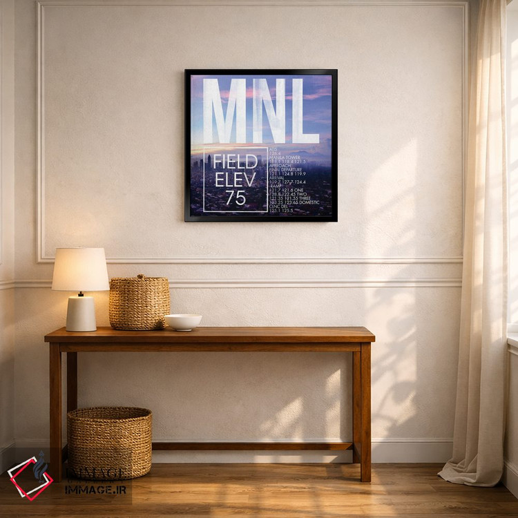 تابلو دکوراتیو پخش زنده MNL اثر ۰۸ لفت - D6B