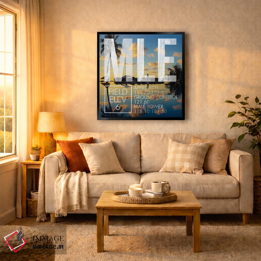 تابلو دکوراتیو پخش زنده MLE اثر ۰۸ لفت - D6B