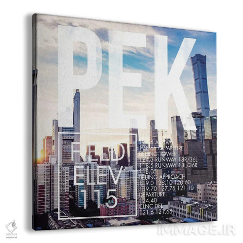 تابلو دکوراتیو پخش زنده PEK اثر ۰۸ لفت - نمای پرسپکتیو محصول