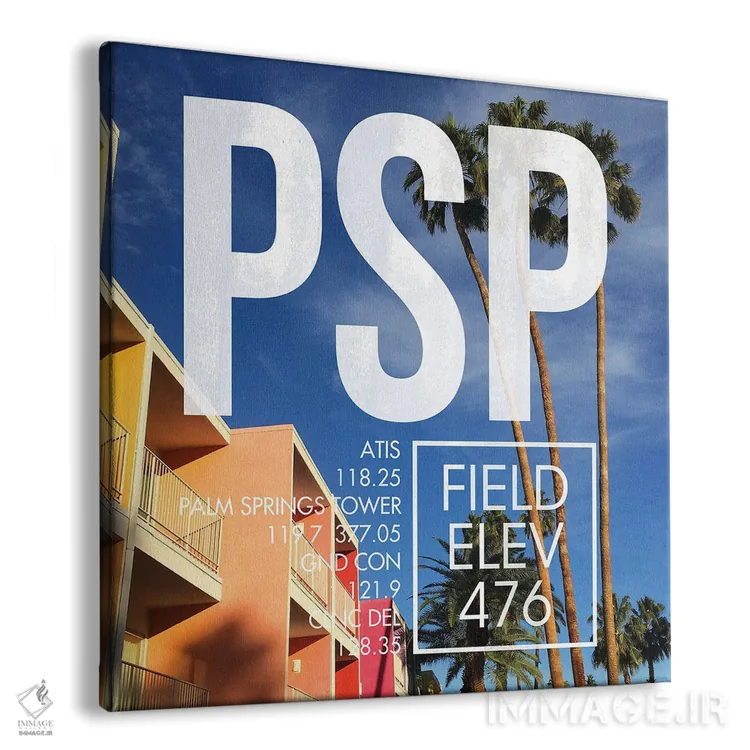تابلو دکوراتیو پخش زنده PSP اثر ۰۸ لفت - نمای پرسپکتیو محصول
