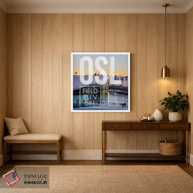تابلو دکوراتیو پخش زنده OSL اثر ۰۸ لفت - D1W