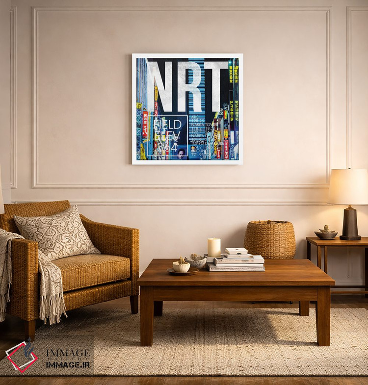 تابلو دکوراتیو پخش زنده NRT اثر ۰۸ لفت - D4W