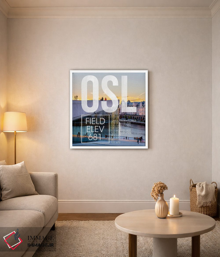 تابلو دکوراتیو پخش زنده OSL اثر ۰۸ لفت - D3W