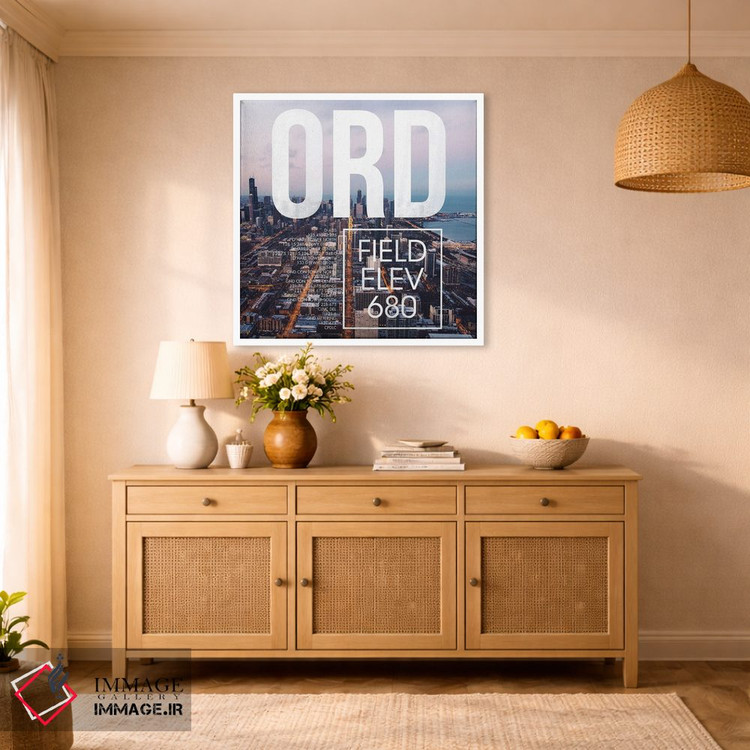 تابلو دکوراتیو پخش زنده ORD اثر ۰۸ لفت - D1W