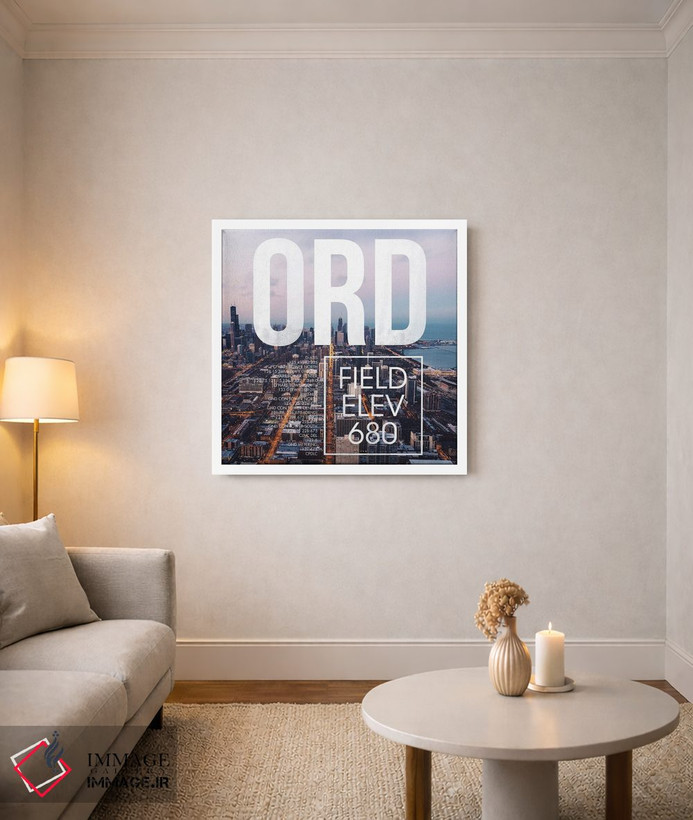 تابلو دکوراتیو پخش زنده ORD اثر ۰۸ لفت - D3W