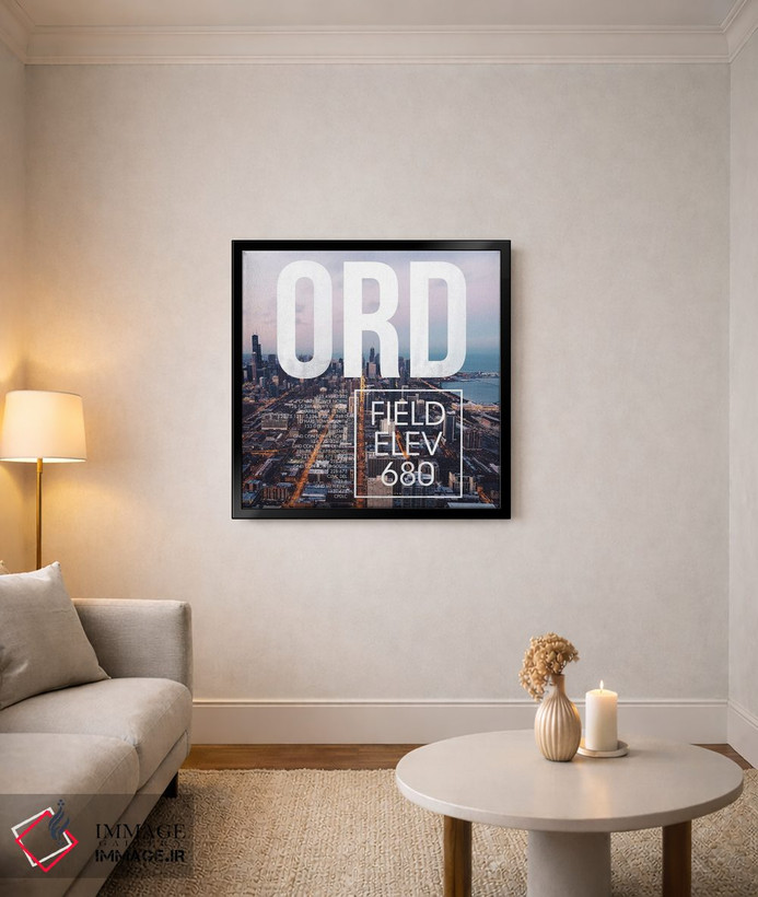 تابلو دکوراتیو پخش زنده ORD اثر ۰۸ لفت - D4B