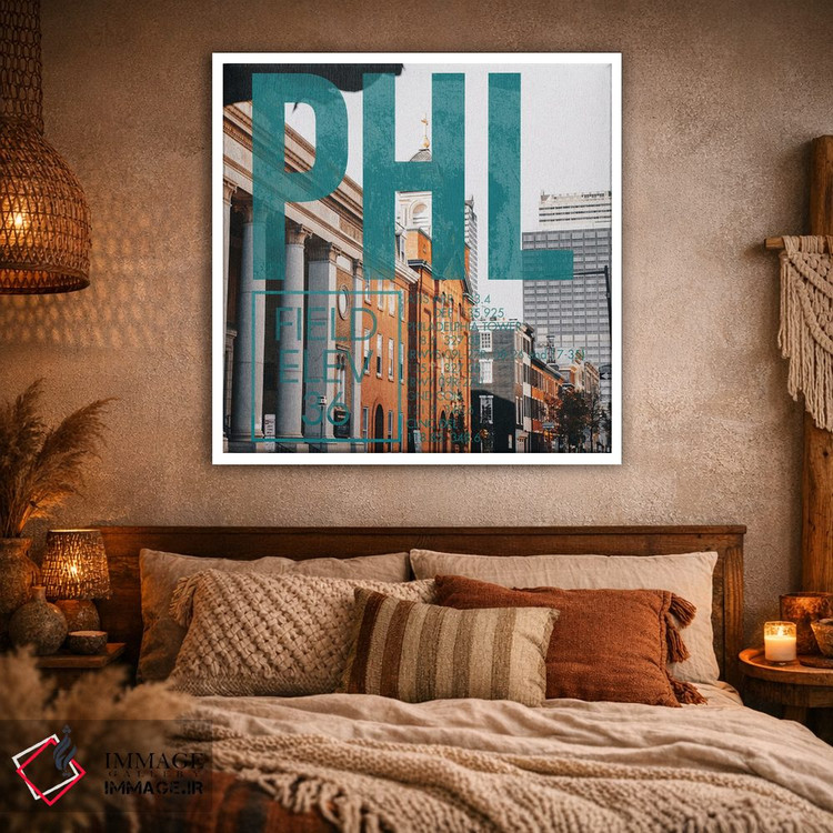 تابلو دکوراتیو پخش زنده PHL اثر ۰۸ لفت - D1W
