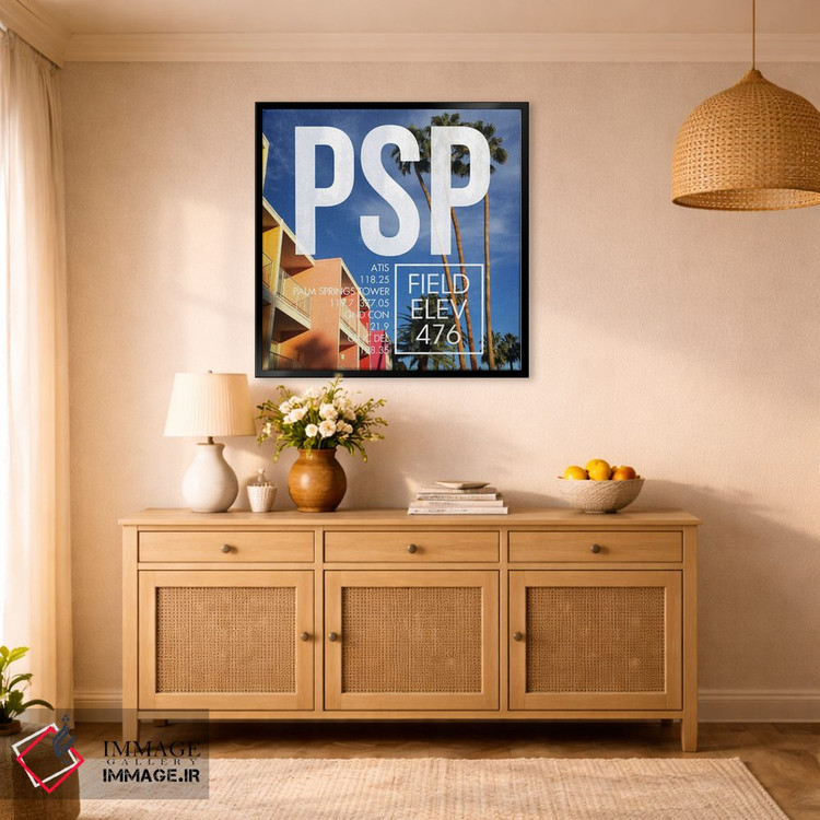 تابلو دکوراتیو پخش زنده PSP اثر ۰۸ لفت - D1B