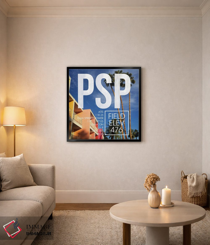 تابلو دکوراتیو پخش زنده PSP اثر ۰۸ لفت - D5B