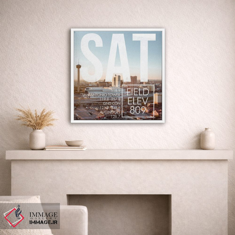تابلو دکوراتیو پخش زنده SAT اثر ۰۸ لفت - D1W