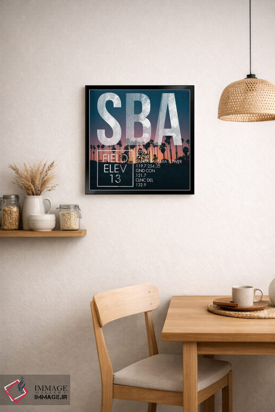 تابلو دکوراتیو پخش زنده SBA اثر ۰۸ لفت - D4B