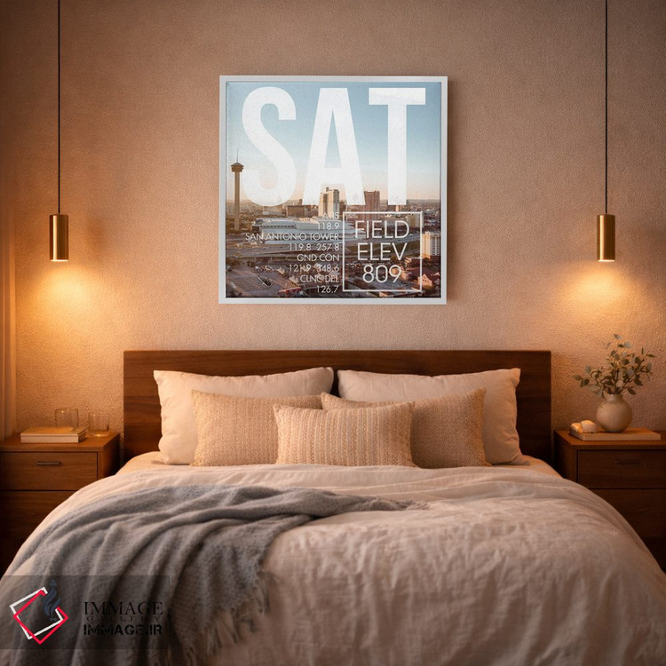 تابلو دکوراتیو پخش زنده SAT اثر ۰۸ لفت - D3W