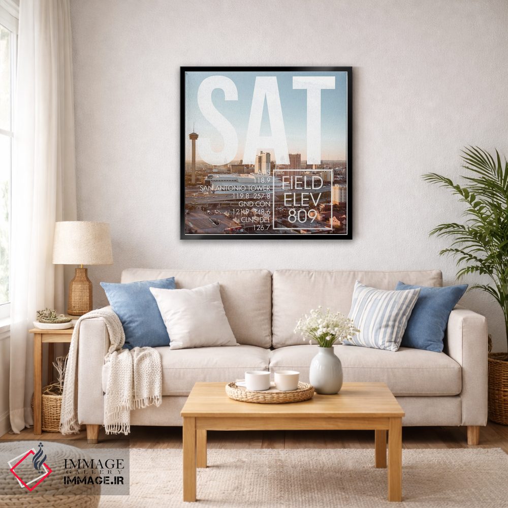 تابلو دکوراتیو پخش زنده SAT اثر ۰۸ لفت - D6B