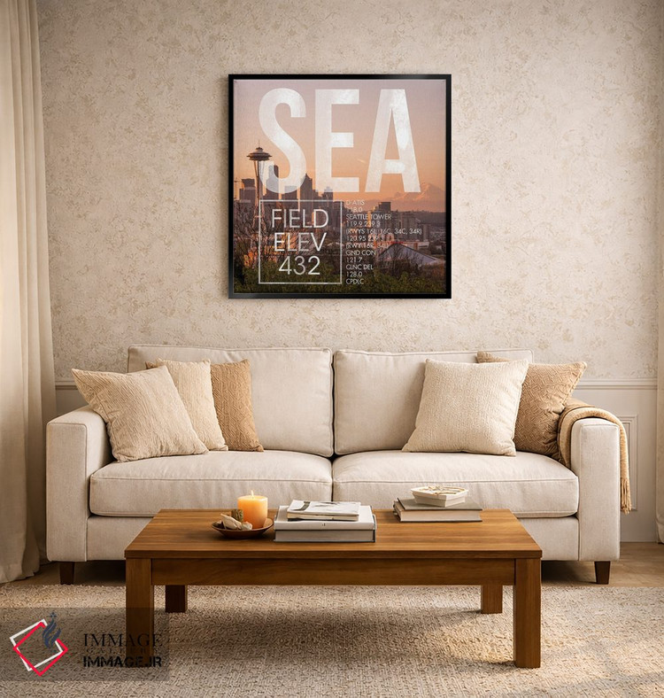 تابلو دکوراتیو پخش زنده SEA اثر ۰۸ لفت - D2B
