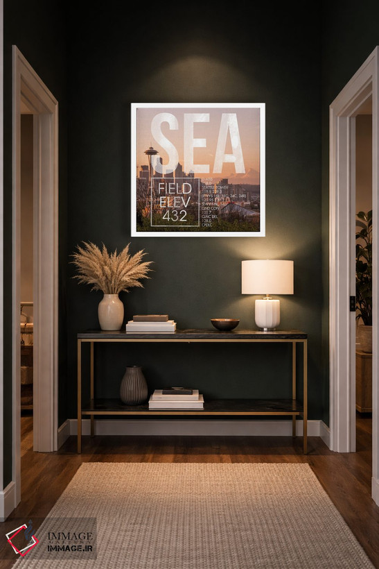 تابلو دکوراتیو پخش زنده SEA اثر ۰۸ لفت - D4W