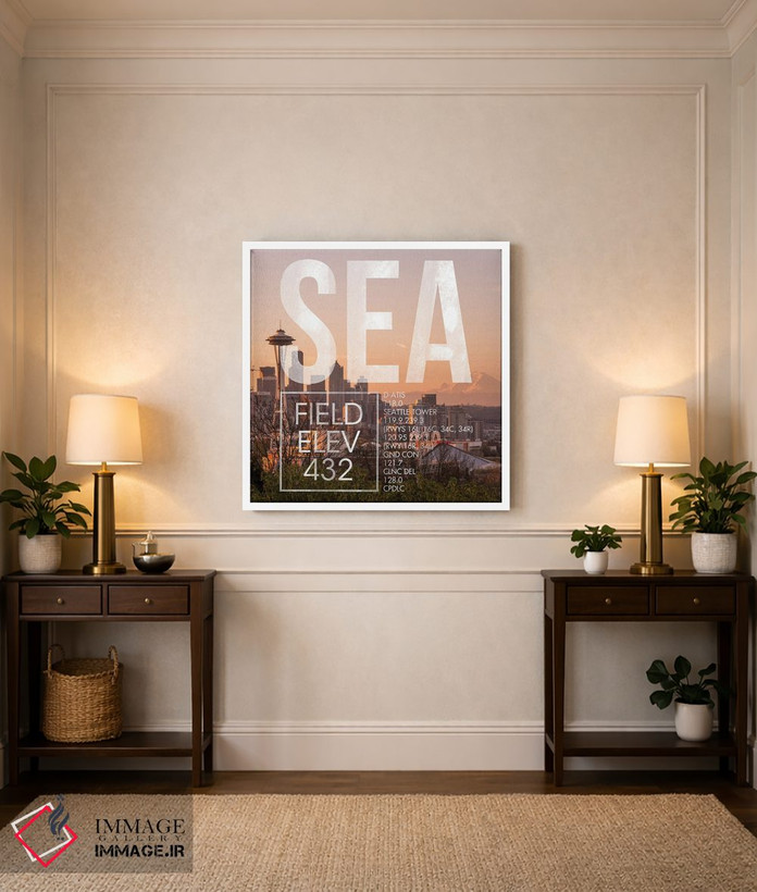تابلو دکوراتیو پخش زنده SEA اثر ۰۸ لفت - D5W