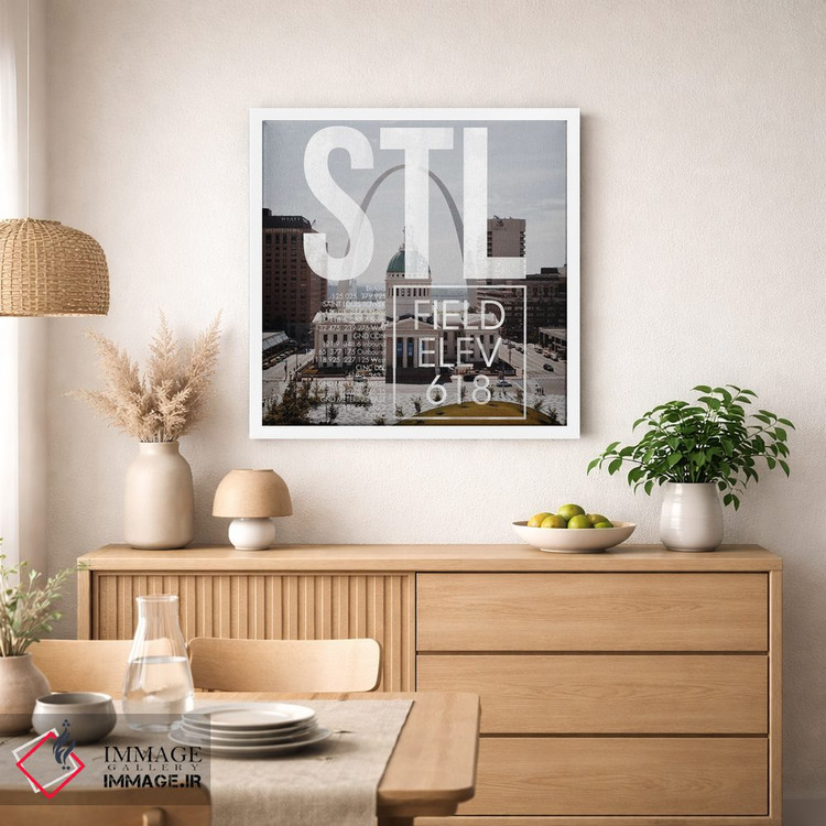 تابلو دکوراتیو پخش زنده STL اثر ۰۸ لفت - D1W