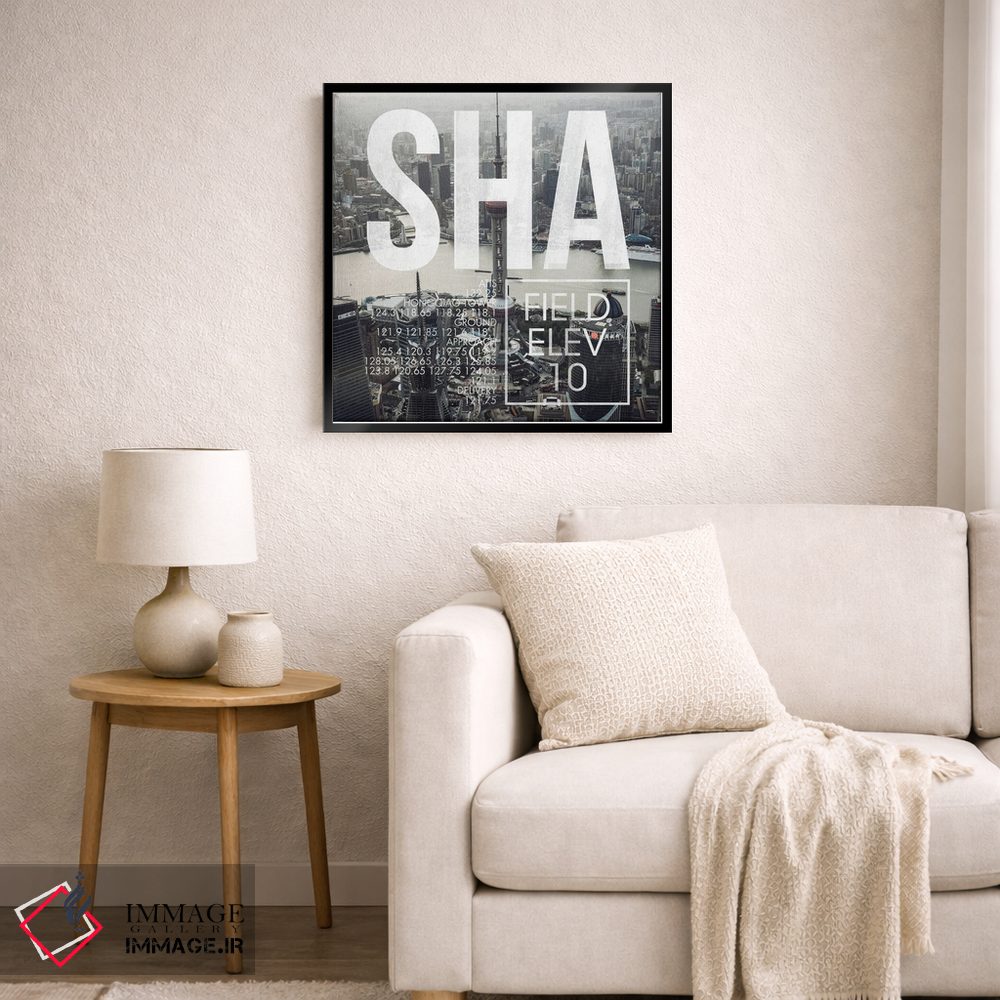 تابلو دکوراتیو پخش زنده SHA اثر ۰۸ لفت - D5B
