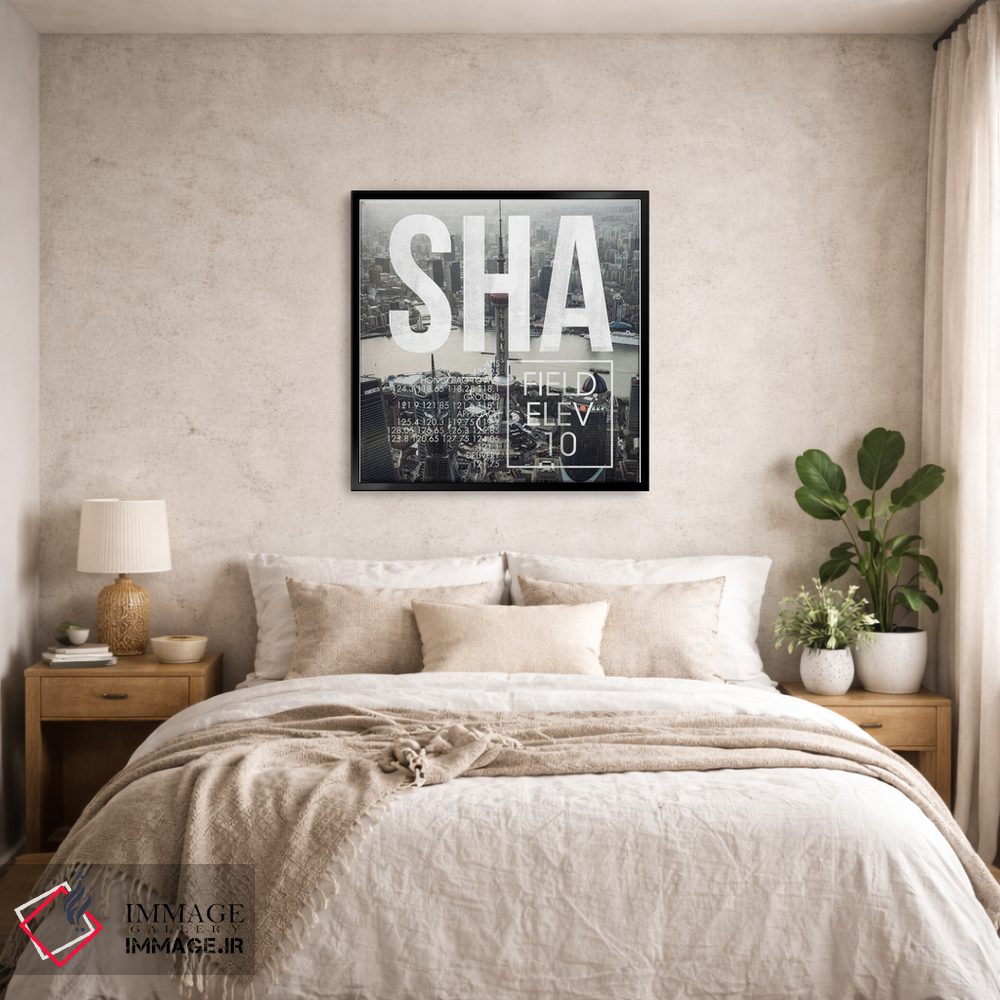تابلو دکوراتیو پخش زنده SHA اثر ۰۸ لفت - D6B