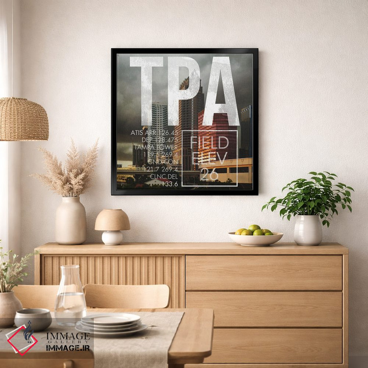 تابلو دکوراتیو پخش زنده TPA اثر ۰۸ لفت - D2B
