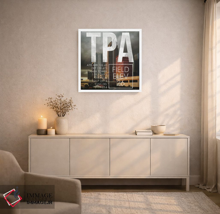 تابلو دکوراتیو پخش زنده TPA اثر ۰۸ لفت - D6W