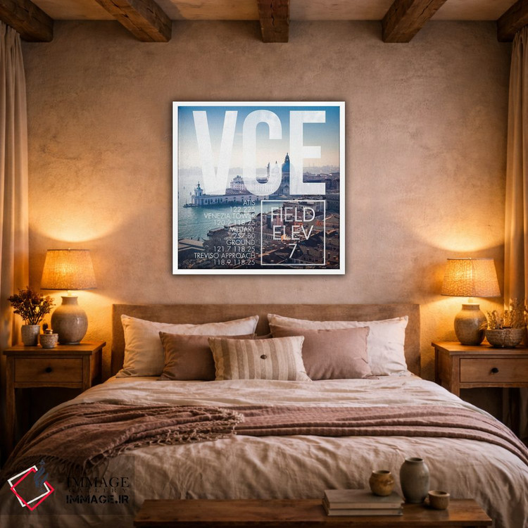 تابلو دکوراتیو پخش زنده VCE اثر ۰۸ لفت - D2W