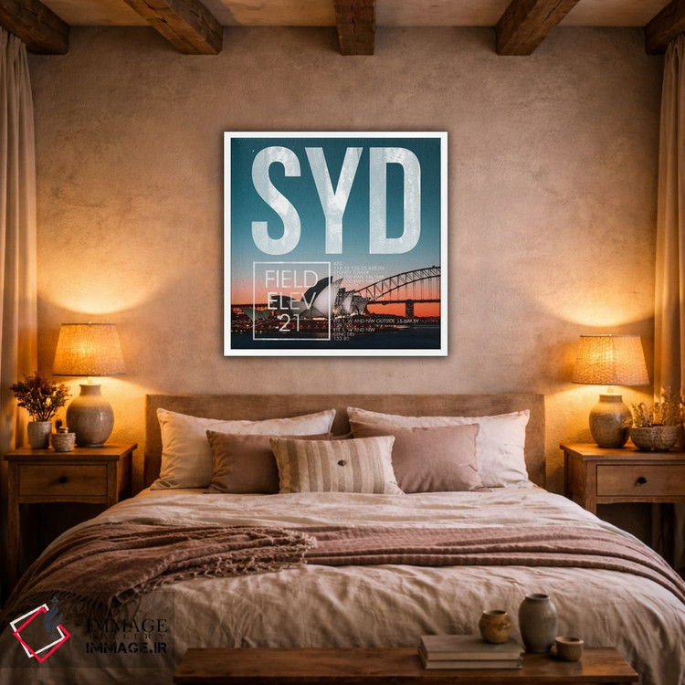 تابلو دکوراتیو پخش زنده SYD اثر ۰۸ لفت - D1W