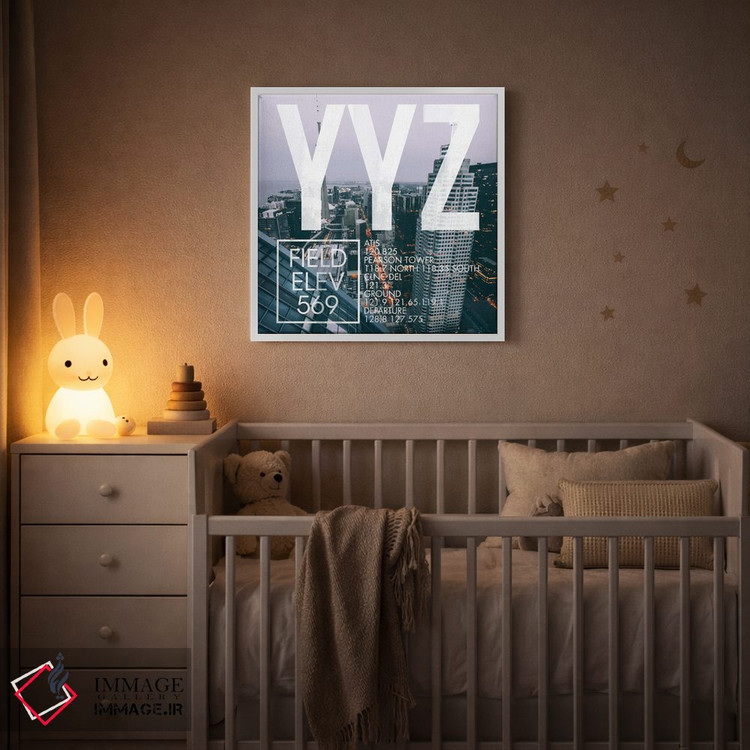 تابلو دکوراتیو پخش زنده از فرودگاه تورنتو اثر ۰۸ لفت - D2W