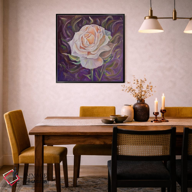تابلو دکوراتیو رز ۲ اثر الگا ولنا - D5B