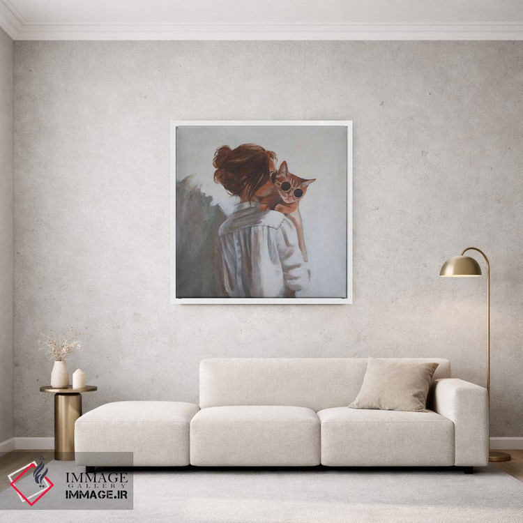 تابلو دکوراتیو پرتره ای از عشق و نور اثر اولسیا ایزمایلووا - D1W