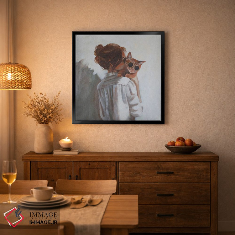 تابلو دکوراتیو پرتره ای از عشق و نور اثر اولسیا ایزمایلووا - D5B